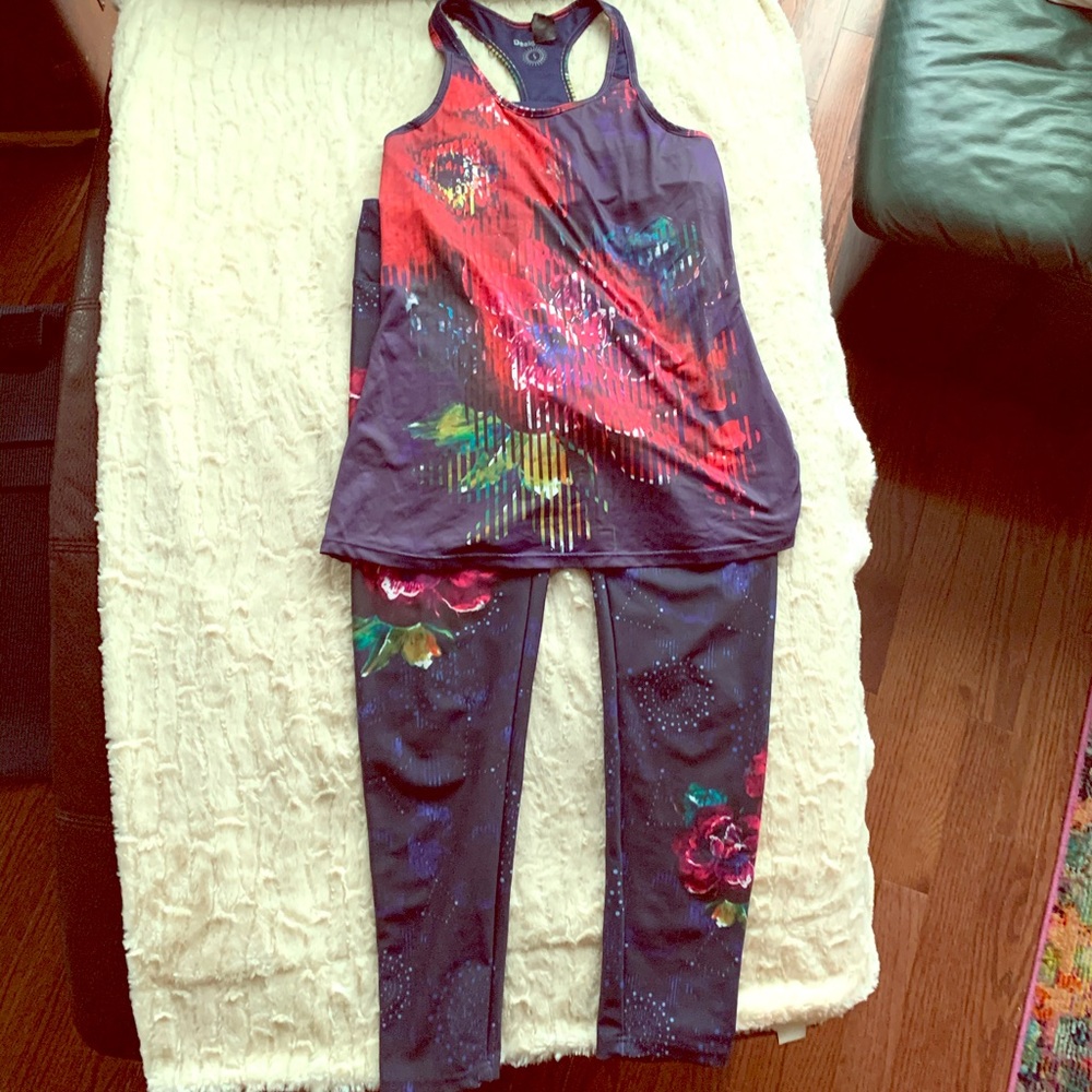 Desigual tank top and matching leggings